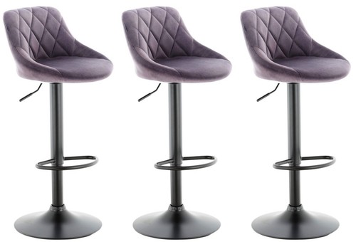 Velvet bar stools - 3,