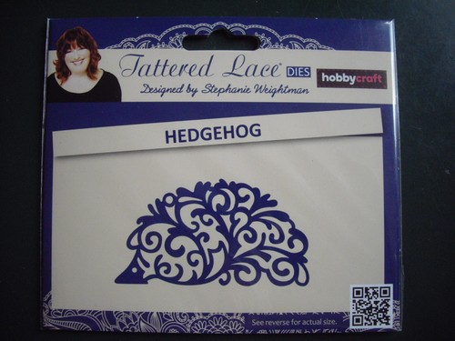 Tattered lace die hedgehog - lace, new