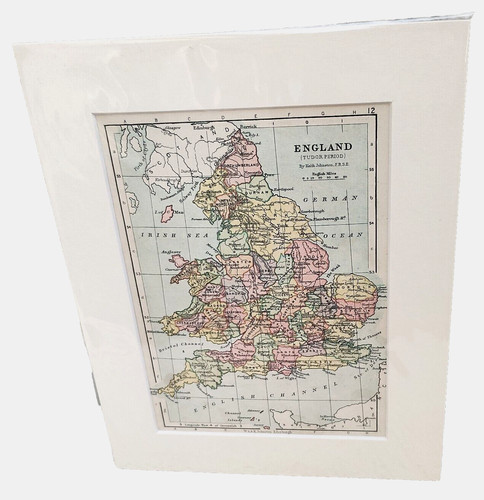 Original 1871 antique map - original,