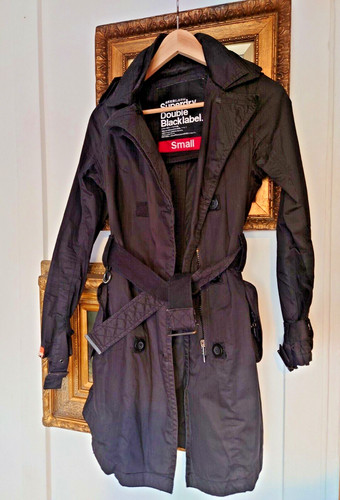 Superdry double black label - black,
