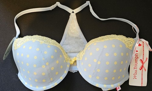 Triumph bra blue yellow - -,