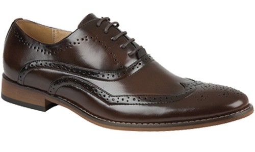 Leather lined wedding brogues - leather,