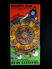 Grateful Dead Backstage Pass Puzzle 1992 Las Vegas Casino Roulette Wheel UNLV NV