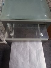 Nest of Tables Set of 3 Glass