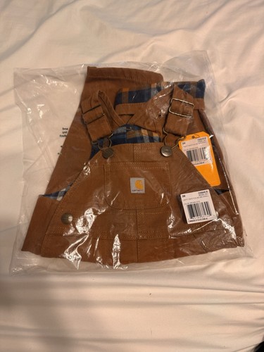 Carhartt brown canvas - brown, bib