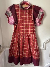 Rare vintage Kenzo Dress 1981. Very Good Condition. Mixed Cotton Fabrics