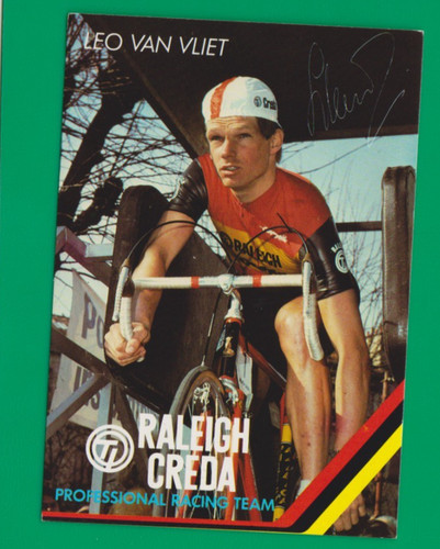 Cycling card leo van - cycling,