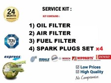 AIR FUEL OIL FILTERS 4x SPARK