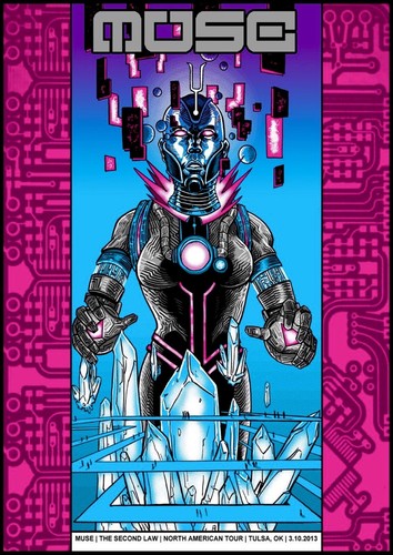 Muse print poster album - a3,