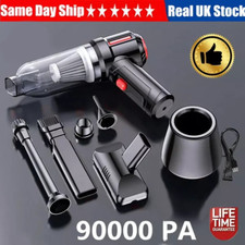 Powerful Car Vacuum Cleaner Wet/Dry Cordless Strong Suction Handheld Cleaning uk