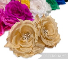 'Fiona' Silk Double Rose