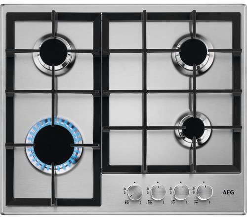 Aeg hgb64200sm gas hob 60cm - aeg,