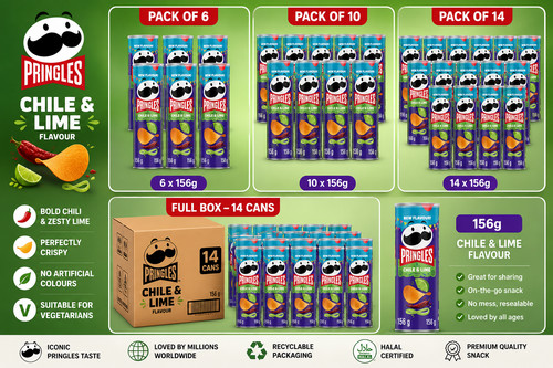 Pringles crisps multipack - crisps,