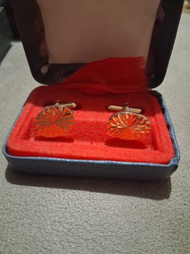 Antique gold toned cufflinks