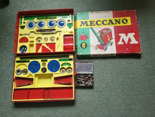Vintage Meccano Set No.6, 1960’s - Original Box, Inner tray & with square nuts
