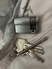 Eurospec MP5 46mm Half Cylinder, Euro Cylinder. With Keys And Fixing Screw