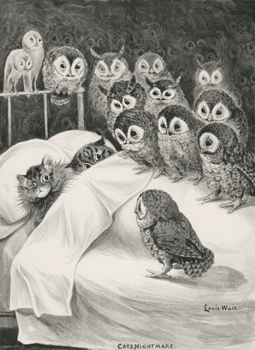 Louis william wain cat - louis, cat's