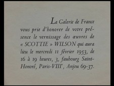 EXHIBITION INVITATION CARD -