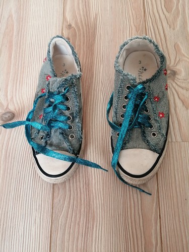Next girls denim trainers size - denim,