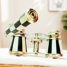 Vintage opera glasses nickel - vintage,