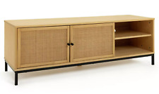 Habitat Elaina 2 Door TV Unit - Pine | Pine TV Stand Cabinet Media Storage Unit