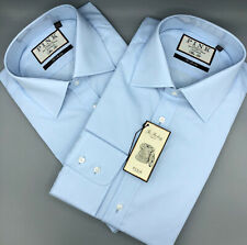 2 X Thomas Pink, Pale Blue Shirts, UK:16.5, EU:42, RRP:£115 each,   BNWT