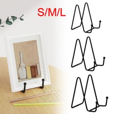Iron Stand Holder Easel Display Metal Frame for Photo Book Display Plate Stand