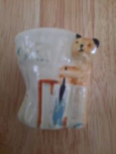 Vintage Sooty Egg Cup,1960's TV Character  Playing Cricket Collectable