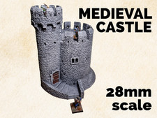 Motte style medieval castle