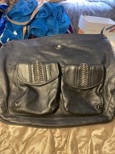 Black Fluer By Patrick Cox Shoulder Bag Leather Vintage Great Condition