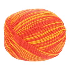 4-Ply 100% Wool Yarn 3.52 OZ, 306 Yds(Orange, 1 Ball)