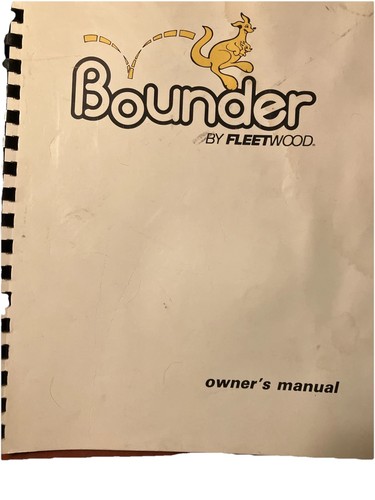 Bounder fleetwood 1986 - bounder,
