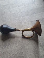 Vintage Brass Car or Motor cycle Horn / Hooter old in good condition & Works