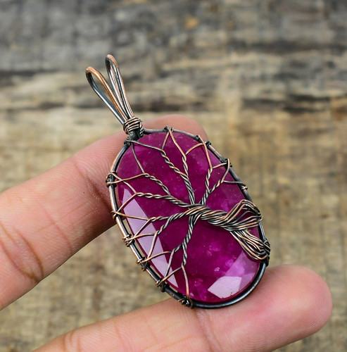 Ruby lab created copper wire - ruby,