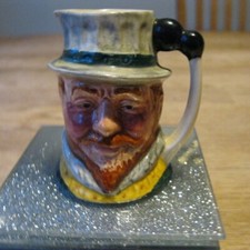 Vintage Lancaster Sandland Ware Character Toby Jug FRANCIS DRAKE 1950s