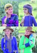 Sirdar Indie Knitting Pattern 9821 Kids, Women 7 Years- Adult