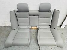 BMW E93 2006-2009 Convertible Grey Leather M Sport Rear Seats Bench #044