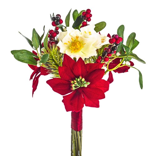 Christmas rose mixed bouquet - christmas,