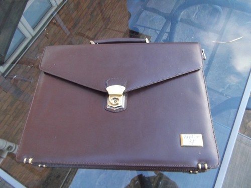 Antler brown leather - antler, briefcase