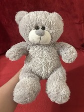 Cuddles Collection Super Soft Plush Grey Teddy Bear Toy Stuffed Animal