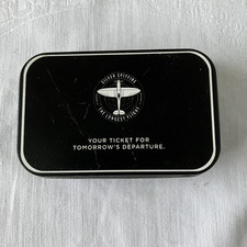 Tobacco Tin - Silver Spitfire The Longest Flight - Empty Tin