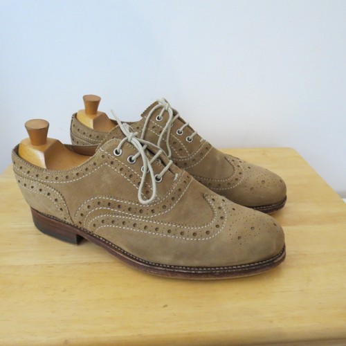 Grenson suede shoes brown - suede,