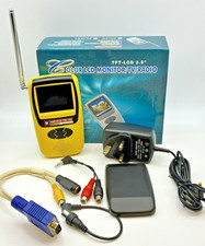 Handheld Tv/Radio/Monitor 2.5” screen with Battery Retro Radio works TV Untested