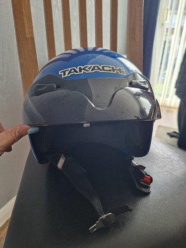 Takachi open faced motorbike - open,