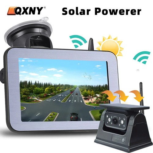 Solar wireless backup camera - wireless,