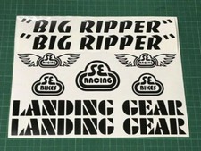 BIG RIPPER BMX Stickers Decals