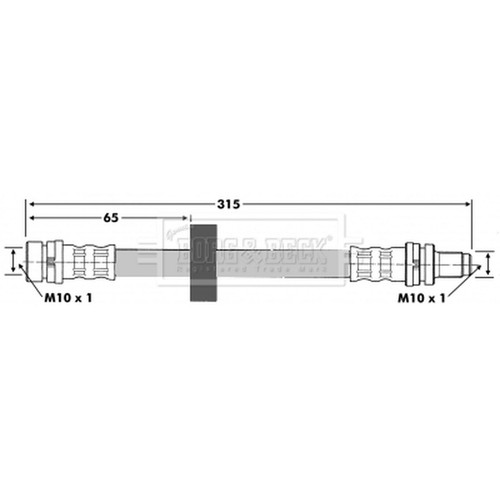 Brake hose for - brake,