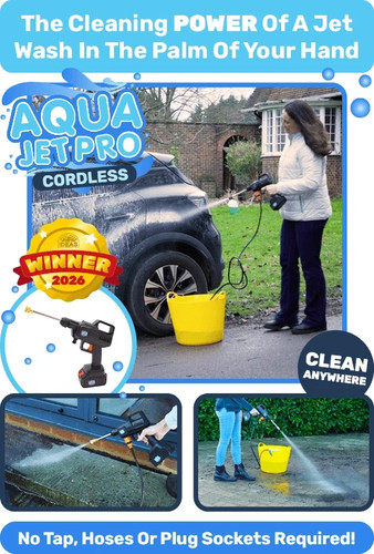 Aqua jet pro cordless pressure - jet,