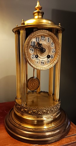Antique french gilt mantel - antique,