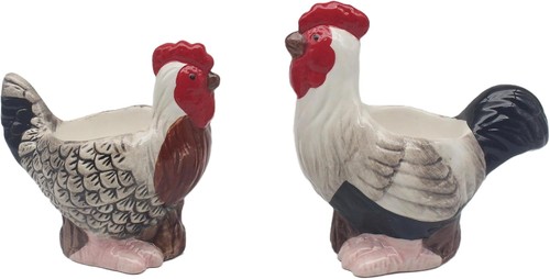 Cockerel and hen novelty - hen,